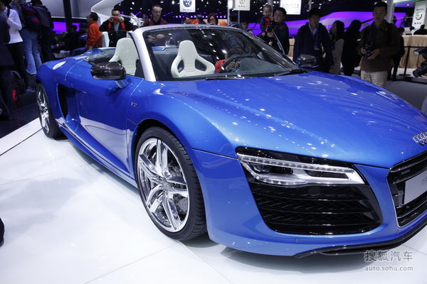 奥迪R8Spyder 北京车展实拍