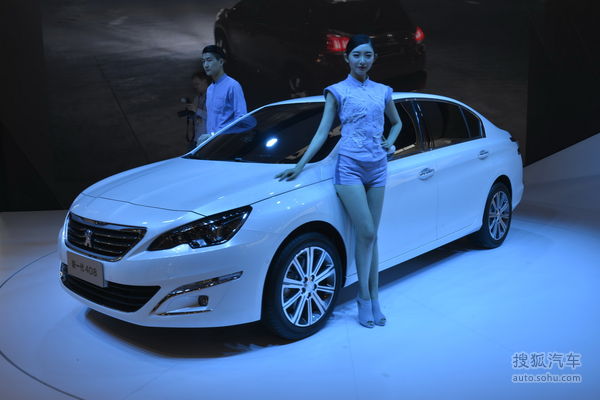 标致408北京车展实拍