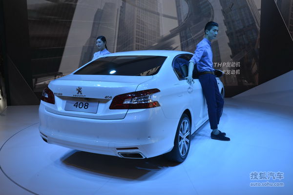 标致408北京车展实拍